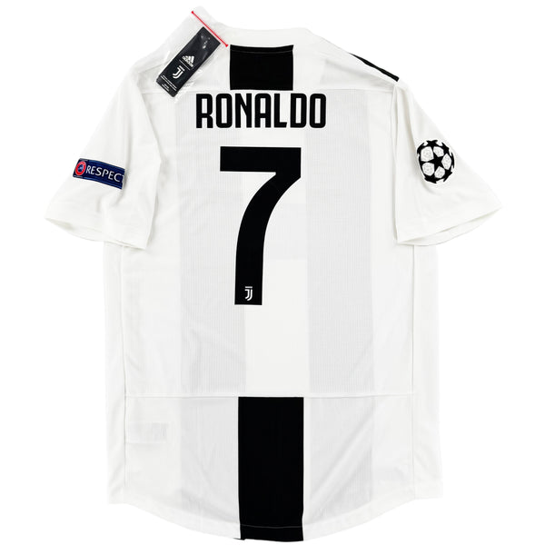 2018-19 Juventus Pro Thuis Shirt Ronaldo - Oldschool Voetbalshirts