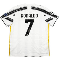 2020-21 Juventus Thuis Shirt Ronaldo - Oldschool Voetbalshirts