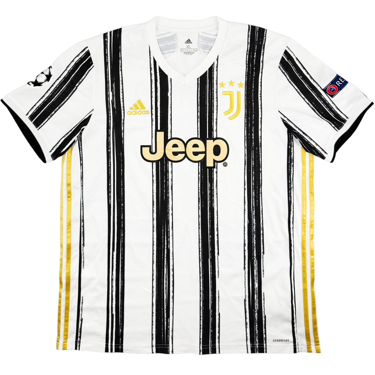 2020-21 Juventus Thuis Shirt Ronaldo - Oldschool Voetbalshirts