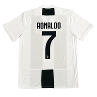 2018-19 Juventus Thuis Shirt Ronaldo #7 - 8/10 - (M) - Oldschool Voetbalshirts