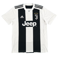 2018-19 Juventus Thuis Shirt Ronaldo #7 - 8/10 - (M) - Oldschool Voetbalshirts