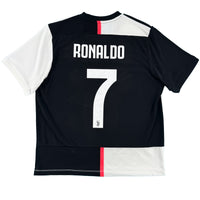 2019-20 Juventus Thuis Shirt Ronaldo - Oldschool Voetbalshirts