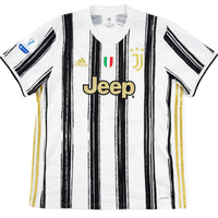 2020-21 Juventus Thuis Shirt Ronaldo #7 - 10/10 - (XL) - Oldschool Voetbalshirts