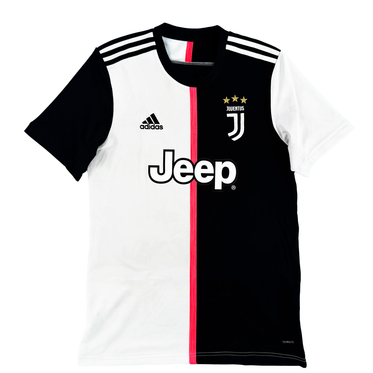 2019-20 Juventus Thuis Shirt Ronaldo #7 - 9/10 - (M) - Oldschool Voetbalshirts