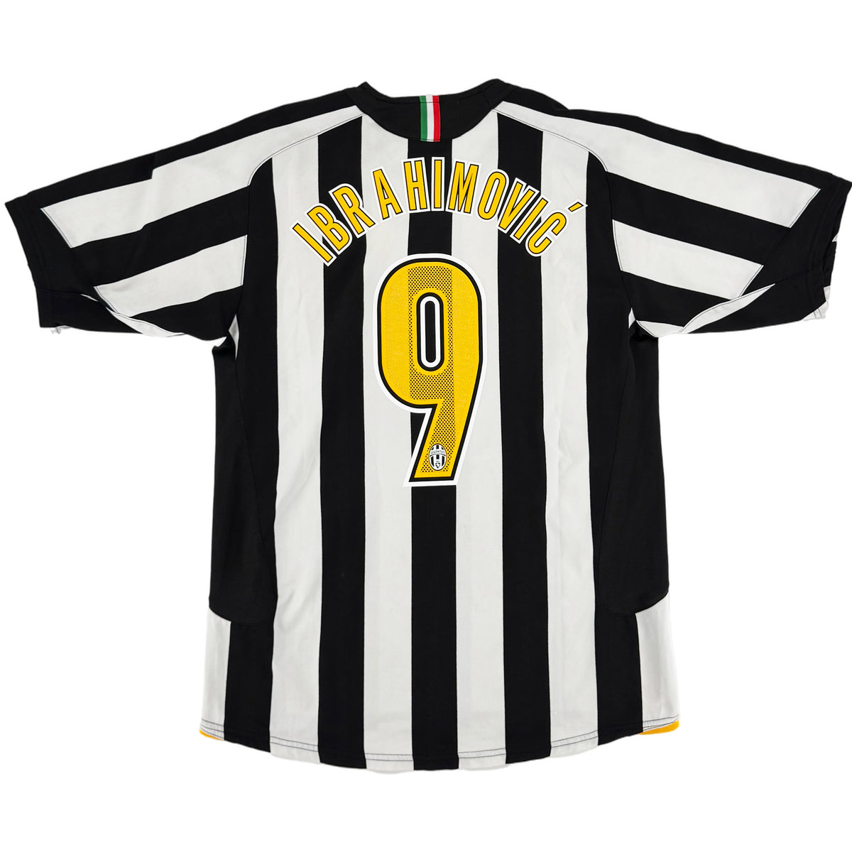 2005-06 Juventus Thuis Shirt Ibrahimovic #9 - 8/10 - (L)