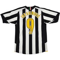 2005-06 Juventus Thuis Shirt Ibrahimovic #9 - 8/10 - (L)