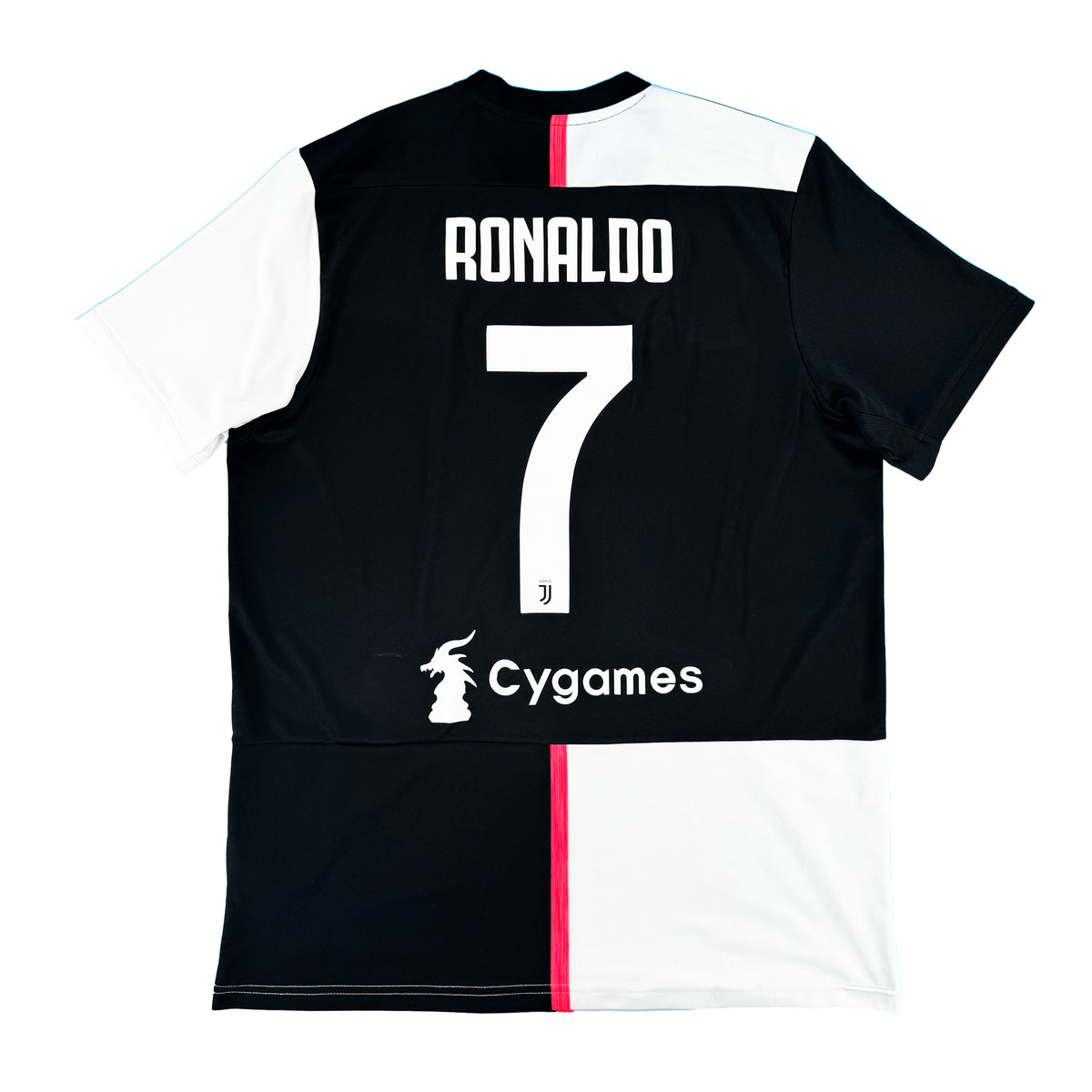 2019-20 Juventus Thuis Shirt Ronaldo #7 - 8/10 - (XL) - Oldschool Voetbalshirts