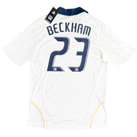 2008-09 LA Galaxy Thuis Shirt Beckham #23 - Nieuw - (M) - Oldschool Voetbalshirts