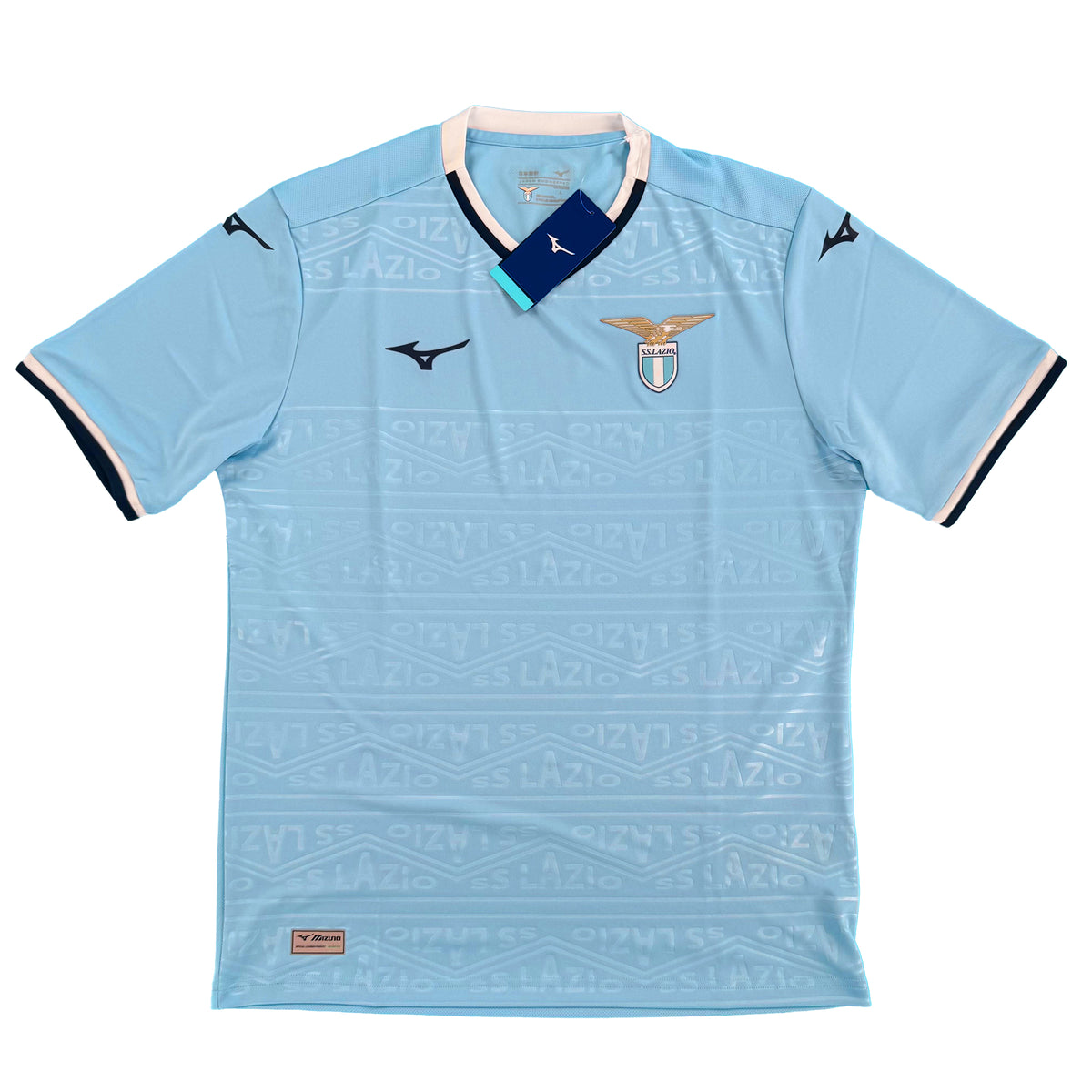 2024-25 Lazio Roma Thuis Shirt - 10/10 - (L) - Oldschool Voetbalshirts