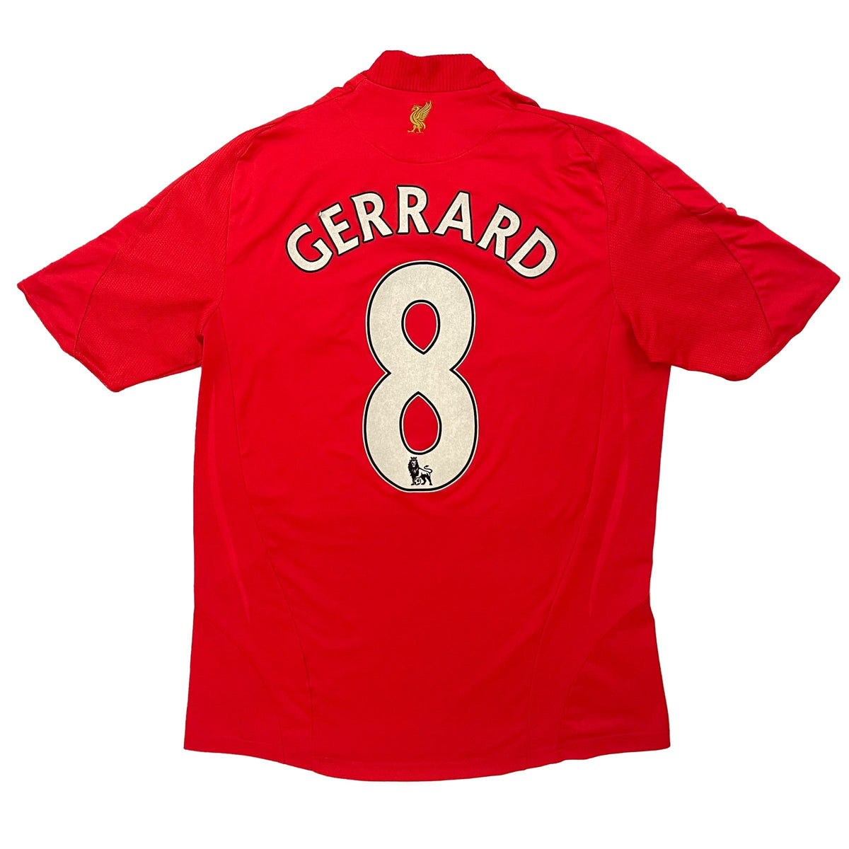 Liverpool - Home Shirt - GERRARD #8 - 2008/10 - Size M - 8/10
