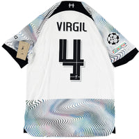 2022-23 Liverpool Pro Uit Shirt Van Dijk - Nieuw - (M) - Oldschool Voetbalshirts