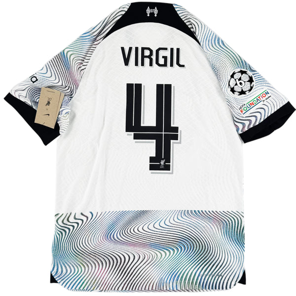 2022-23 Liverpool Pro Uit Shirt Van Dijk - Nieuw - (M) - Oldschool Voetbalshirts