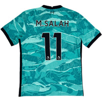 2020-21 Liverpool Uit Shirt Salah - 10/10 - (M) - Oldschool Voetbalshirts