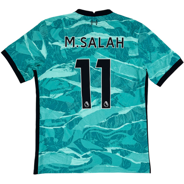 2020-21 Liverpool Uit Shirt Salah - 10/10 - (M) - Oldschool Voetbalshirts