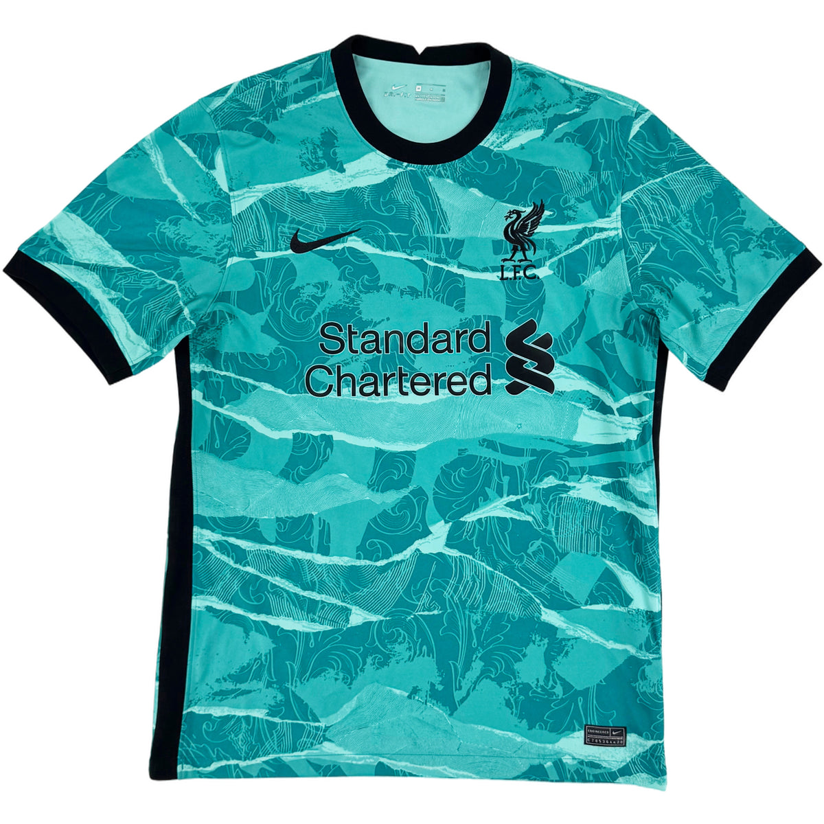 2020-21 Liverpool Uit Shirt Salah - 10/10 - (M) - Oldschool Voetbalshirts