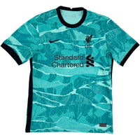 2020-21 Liverpool Uit Shirt Salah - 10/10 - (M) - Oldschool Voetbalshirts