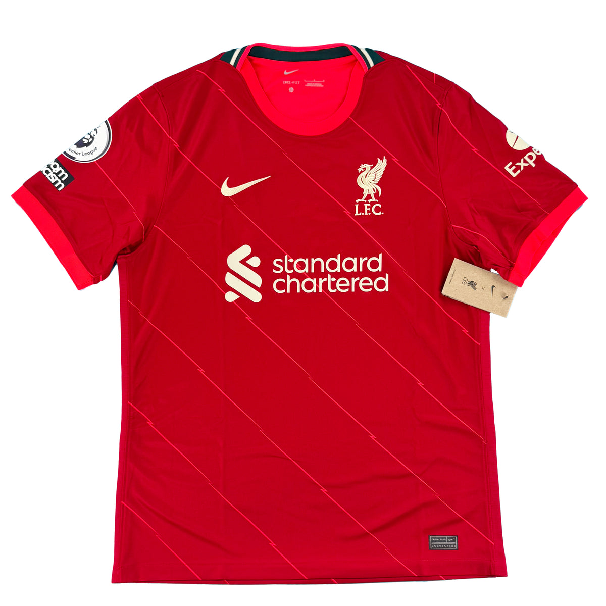 Liverpool - Home Shirt - VIRGIL #4 - 2021/22 - Size L - 10/10