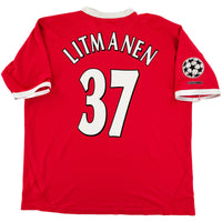 2001-02 Liverpool Thuis Shirt Litmanen - Oldschool Voetbalshirts