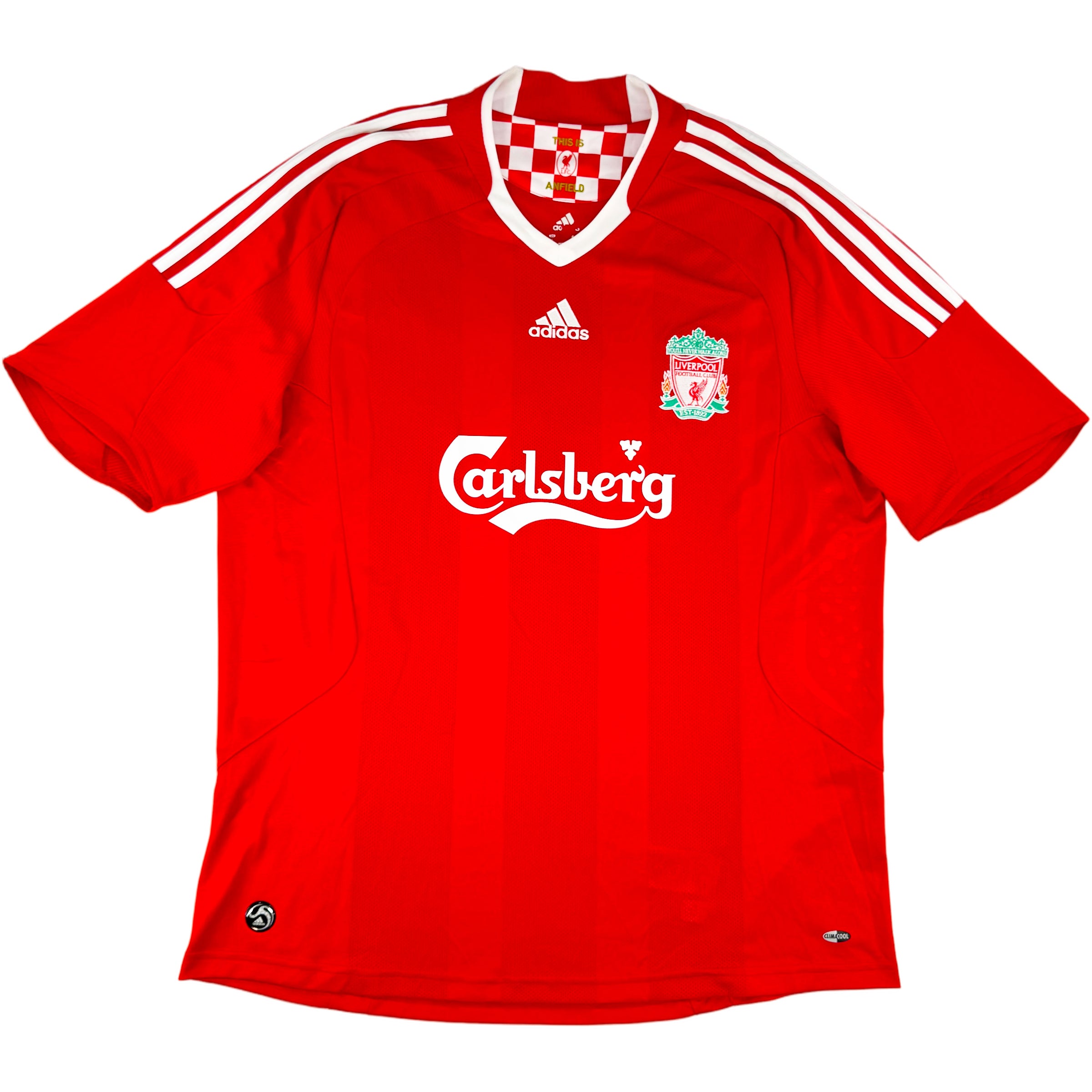 リバプールFC スティーブン・ジェラード選手　2008-2009ユニフォーム スティーヴン・ジェラード - Oldschool Voetbalshirts