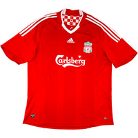 2008-10 Liverpool Thuis Shirt Gerrard - Oldschool Voetbalshirts