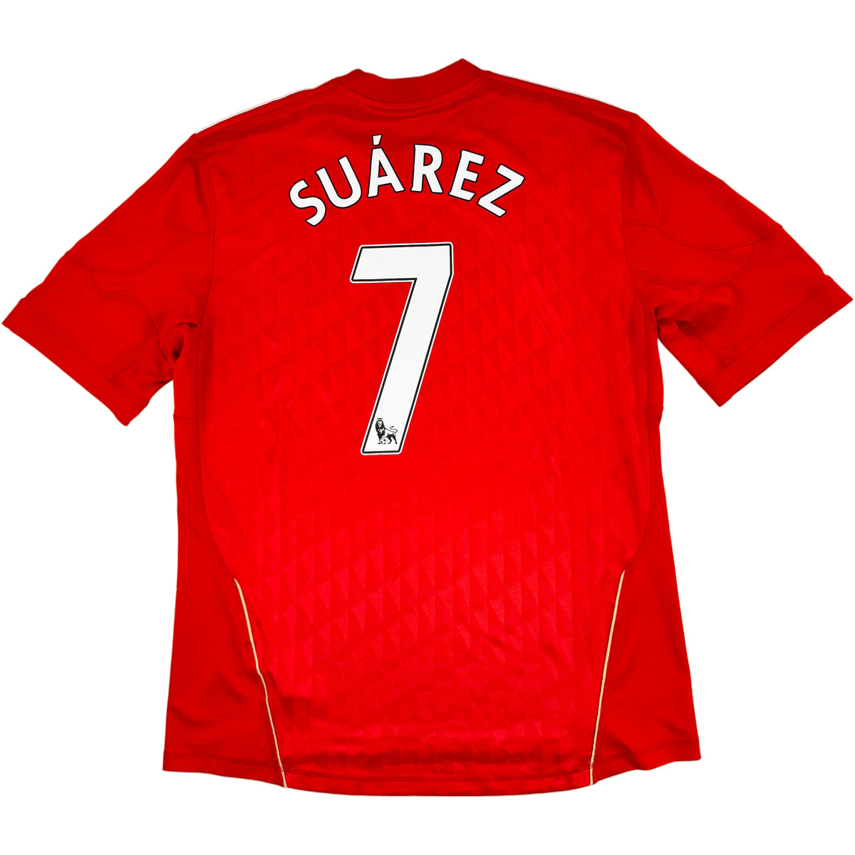 2010-12 Liverpool Thuis Shirt Suarez - Oldschool Voetbalshirts