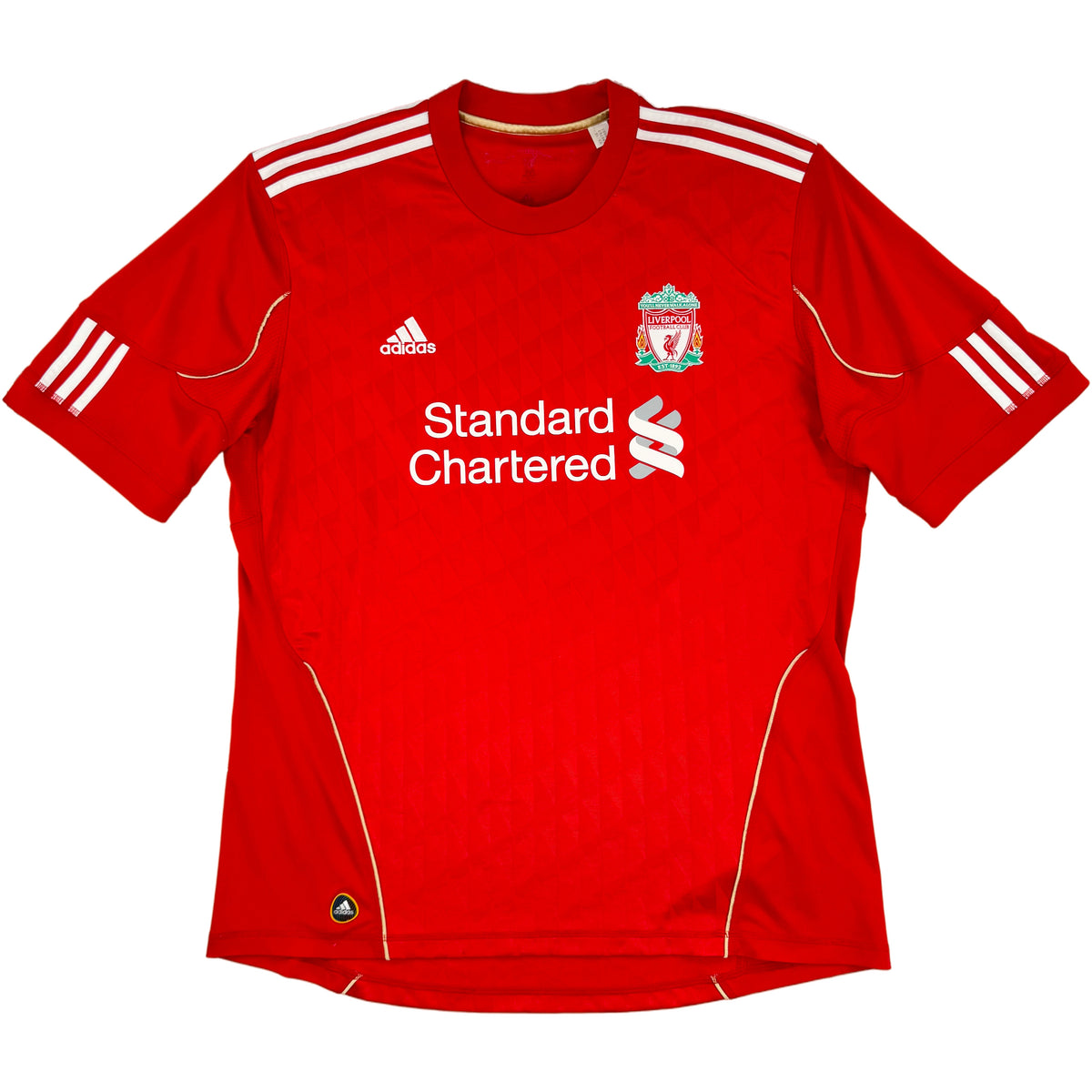 2010-12 Liverpool Thuis Shirt Suarez - Oldschool Voetbalshirts