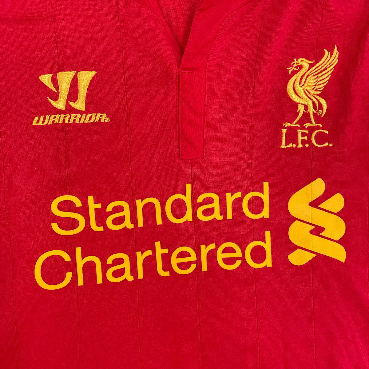 2012-13 Liverpool Thuis Shirt Suarez - Oldschool Voetbalshirts