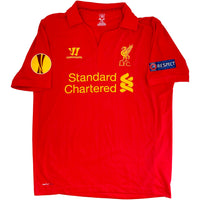 2012-13 Liverpool Thuis Shirt Suarez - Oldschool Voetbalshirts