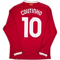 2017-18 Liverpool Home Shirt Coutinho