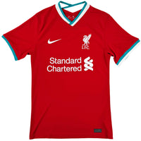 2020-21 Liverpool Thuis Shirt Van Dijk - Oldschool Voetbalshirts