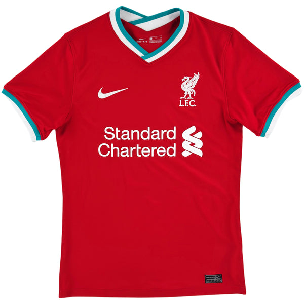 2020-21 Liverpool Thuis Shirt Van Dijk - Oldschool Voetbalshirts
