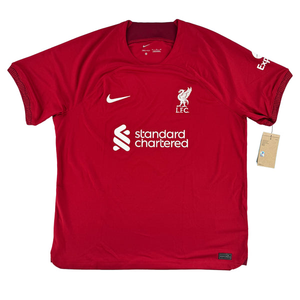 2022-23 Liverpool Thuis Shirt Gakpo #18 - Nieuw - (L) - Oldschool Voetbalshirts