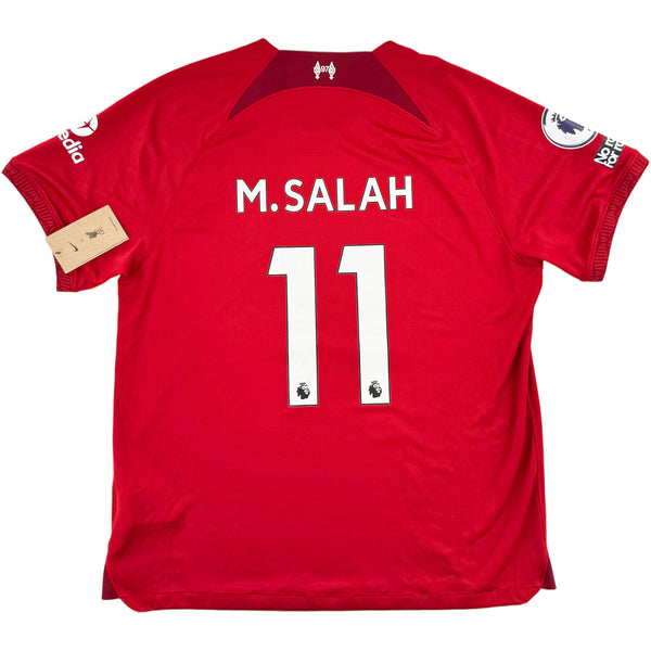 2022-23 Liverpool Thuis Shirt Salah - Oldschool Voetbalshirts
