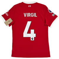 2023-24 Liverpool Thuis Shirt Van Dijk - Nieuw - (S) - Oldschool Voetbalshirts