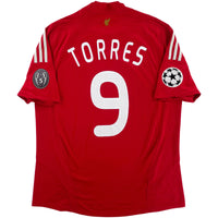 2008-10 Liverpool Home Shirt Torres #9 - 9/10 - (L)