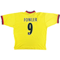 Liverpool - Away Shirt - FOWLER #9 - 1997/98 - Size XL - 8/10