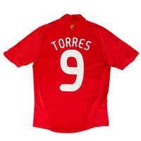 Liverpool - Home Shirt - TORRES #9 - 2008/10 - Size S - 7/10
