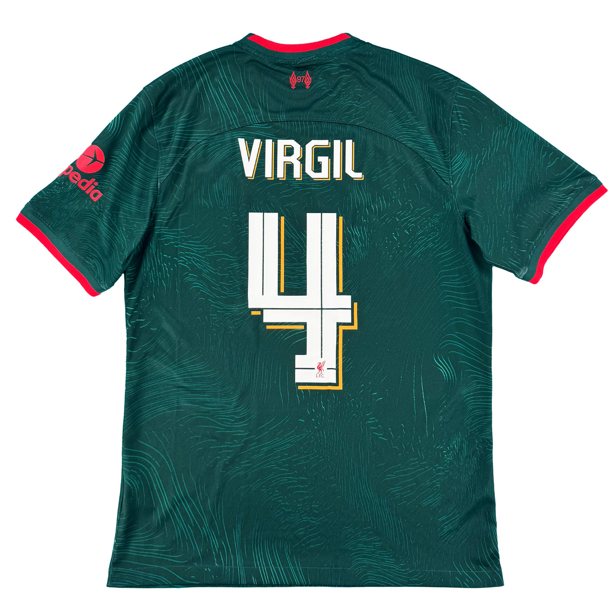 Liverpool - Third Shirt - VIRGIL #4 - 2022/23 - Size M - 10/10