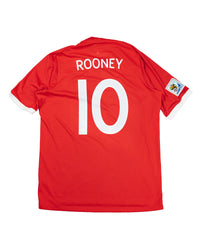 England - Away Kit - 2010 World Cup - Rooney #10 - Size M