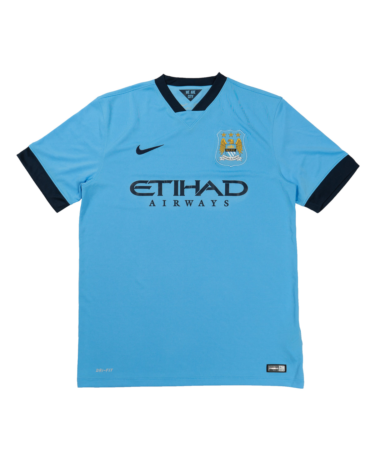 Manchester City - Home Kit - 2014/15 - Size L