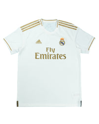 Vintage voetbalshirt van Real Madrid thuistenue uit het seizoen 2020/21 in maat L