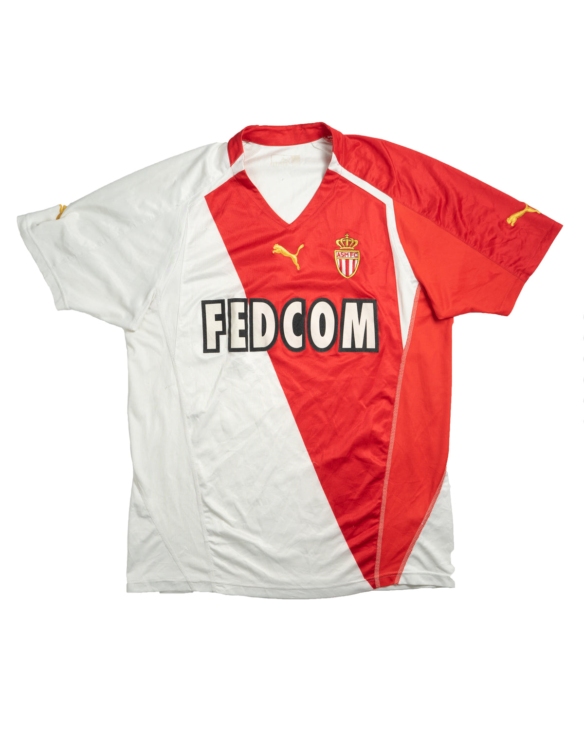 AS Monaco - Thuistenue - 2003/04 - Maat L - Oldschool Voetbalshirts