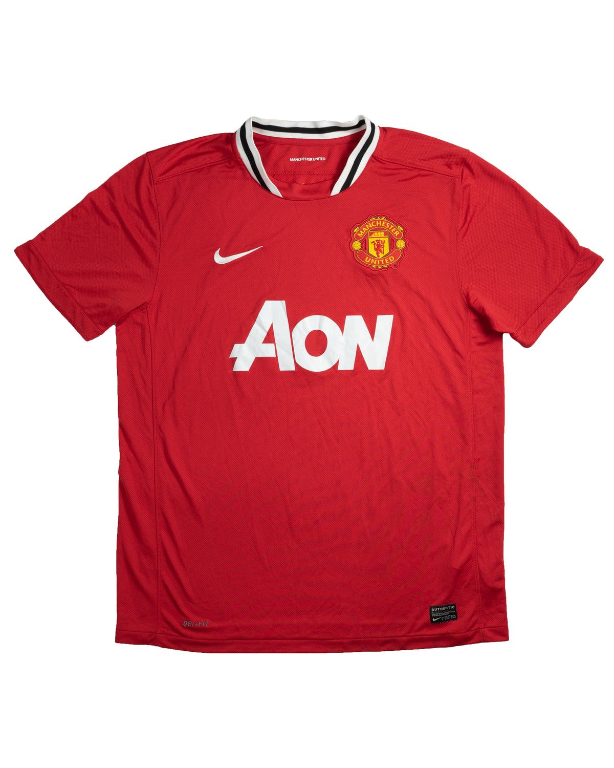 Manchester United - Thuistenue - 2011/12 - Maat L - Oldschool Voetbalshirts