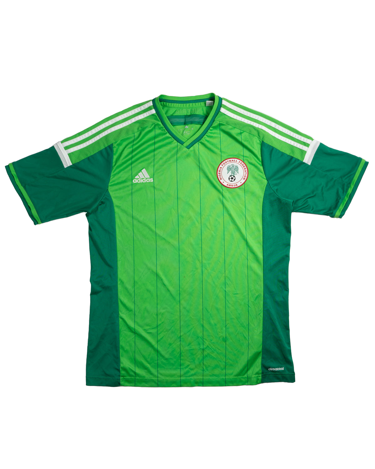 Nigeria - Thuistenue - WK 2014 - Maat L - Oldschool Voetbalshirts