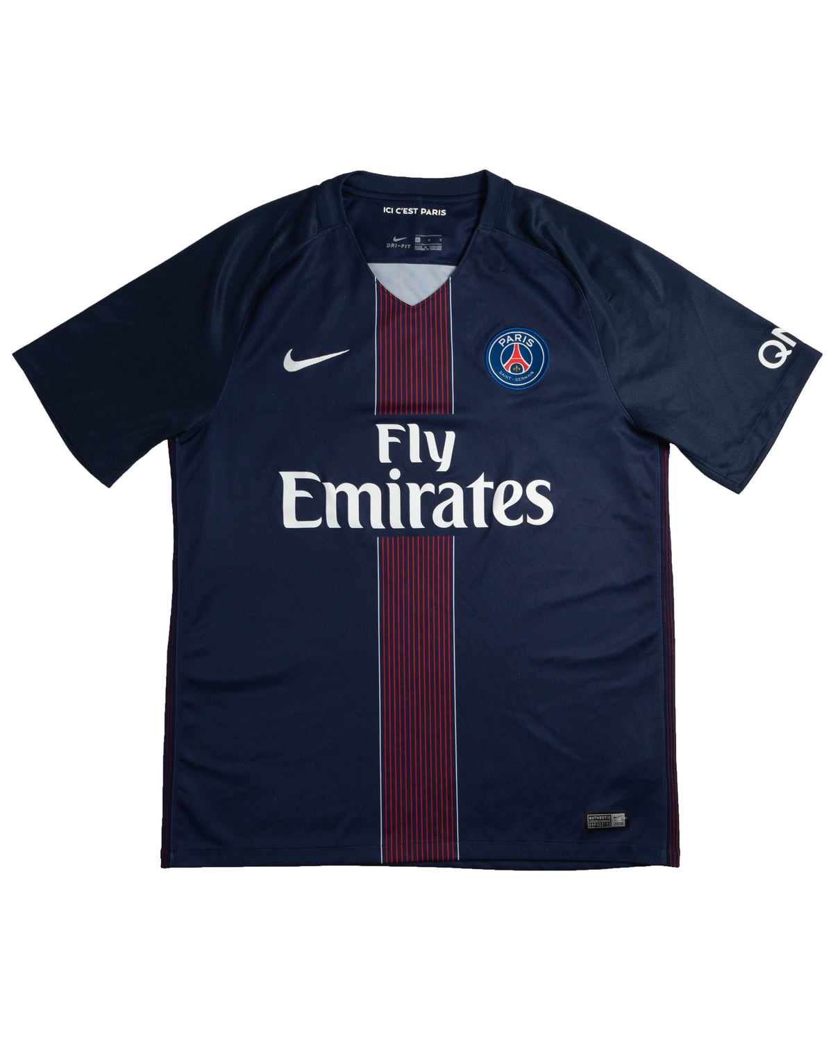 PSG - Thuisshirt - 2016/17 - Maat L - Oldschool Voetbalshirts