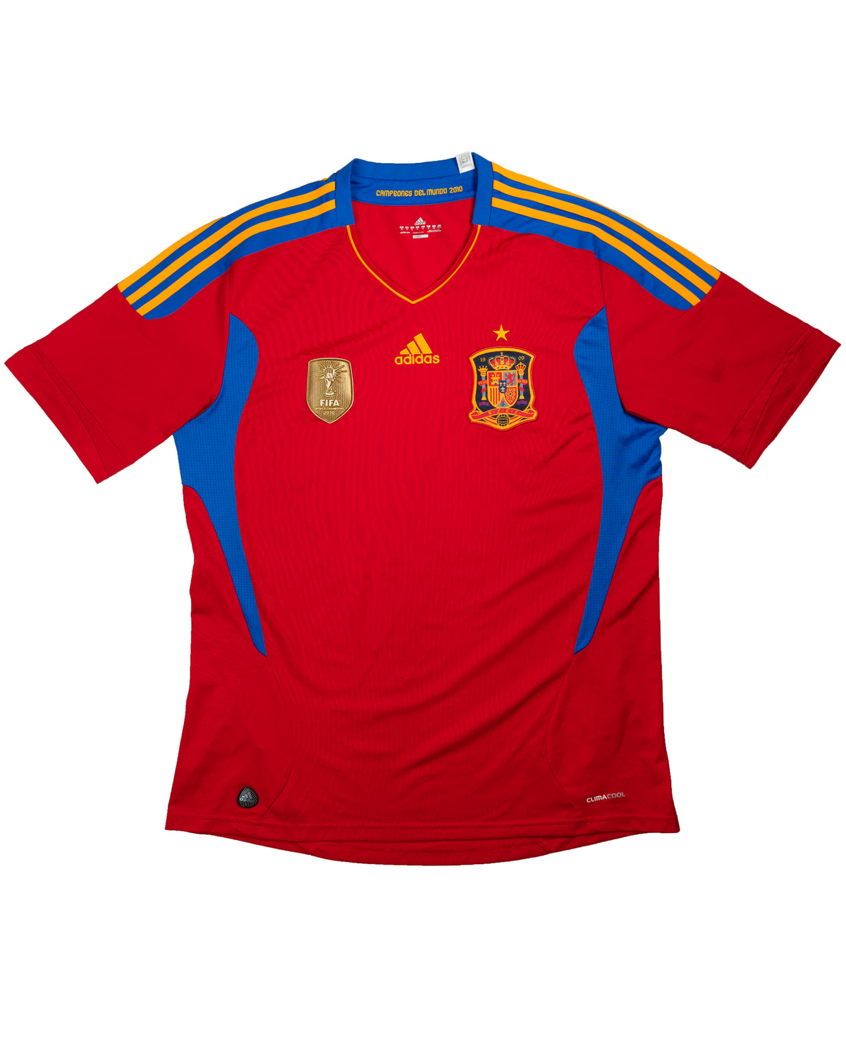 Spanje - Thuistenue - 2011 - Maat XL - Oldschool Voetbalshirts
