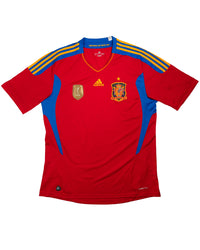 Spanje - Thuistenue - 2011 - Maat XL - Oldschool Voetbalshirts