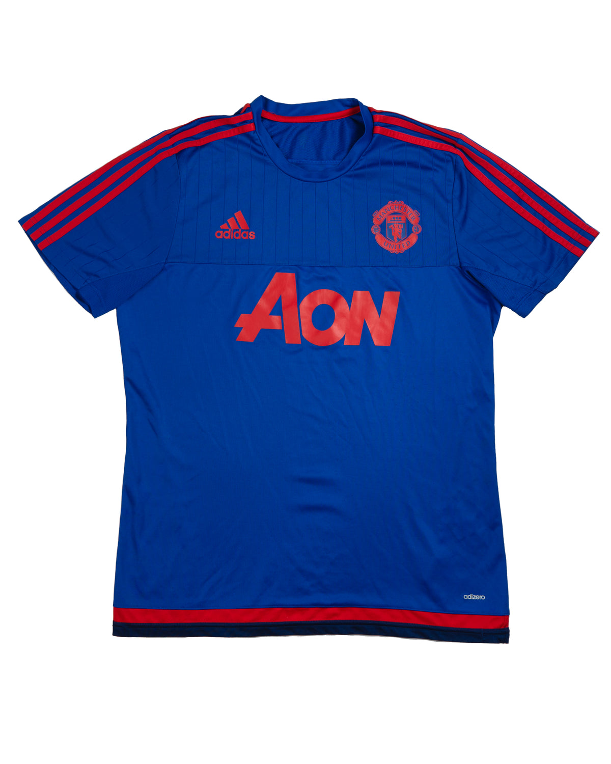 Manchester United - Trainingshirt - 2015/16 - Maat L - Oldschool Voetbalshirts