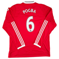2015-16 Manchester United Thuis Shirt Pogba