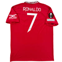 2022-23 Manchester United Thuis Shirt Ronaldo - Oldschool Voetbalshirts